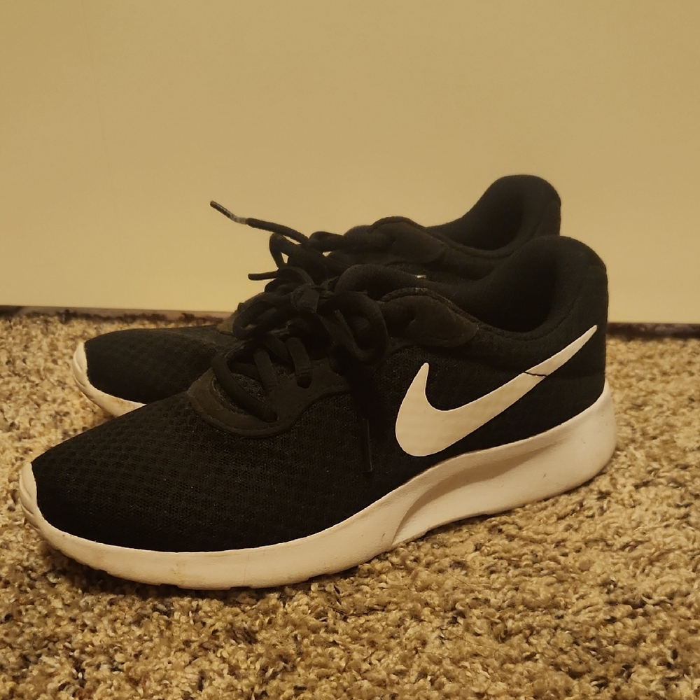 Black and White Athletic Shoes